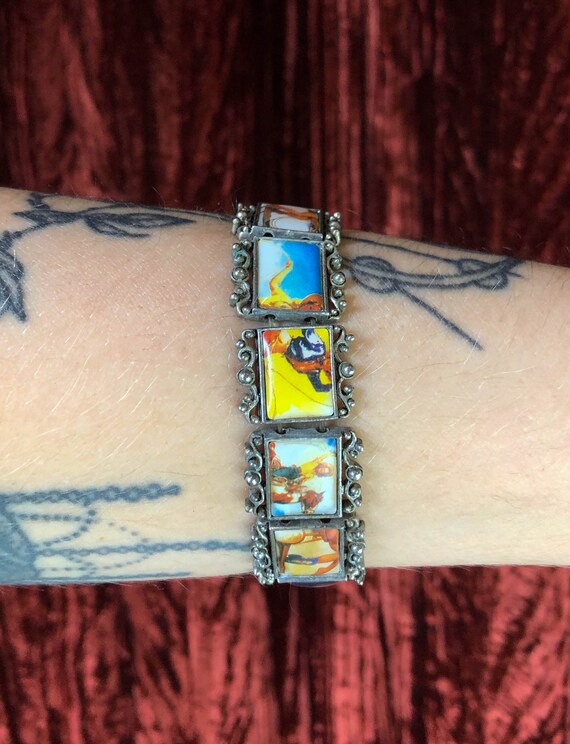Vintage Cowgirl Pinup Bracelet