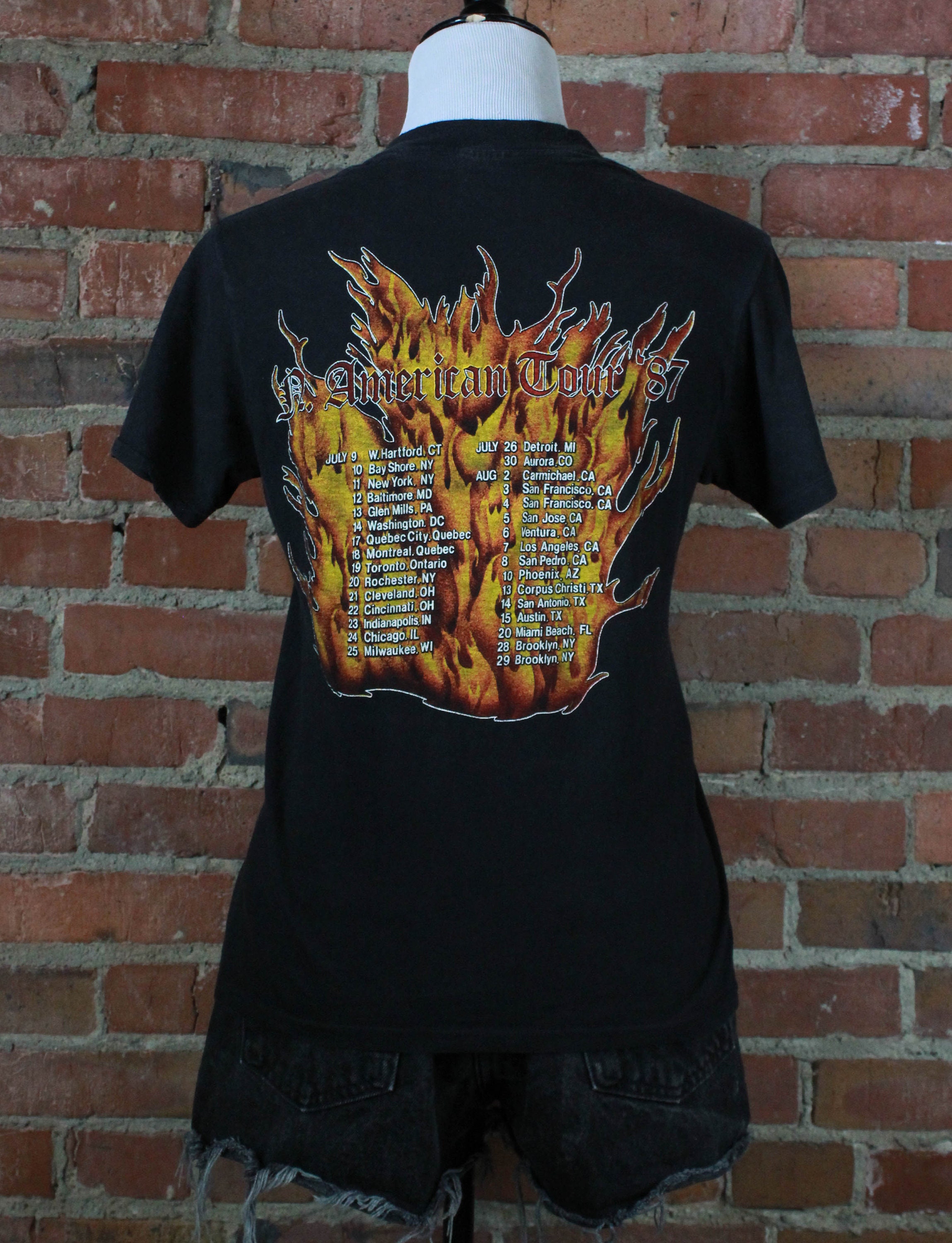 Vintage King Diamond Concert T Shirt 1987 North American Tour Etsy