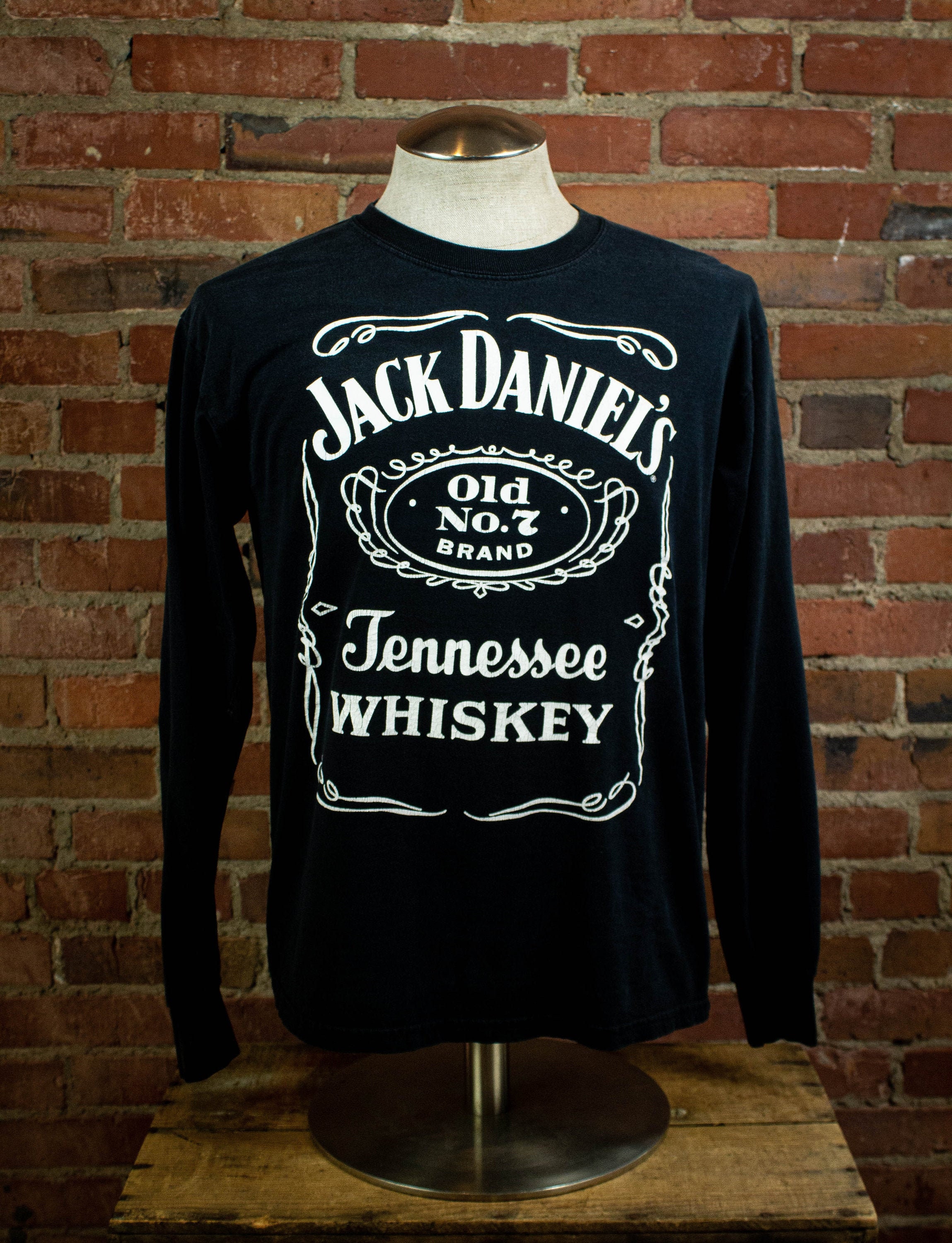 Vintage Jack Daniels Long Sleeve Graphic T Shirt Unisex Medium Etsy