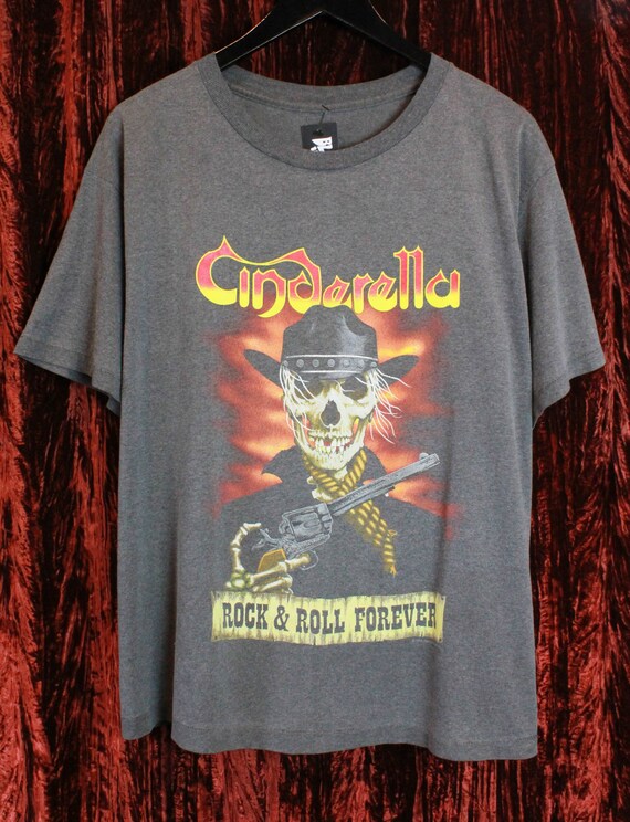 Vintage Cinderella Concert T Shirt 1989 