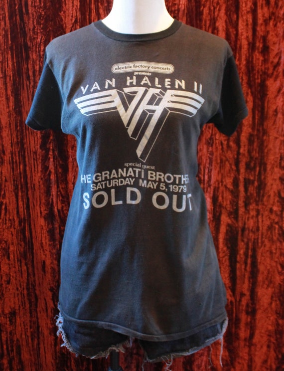 Vintage Van Halen Concert T Shirt 1979 Electric Fa