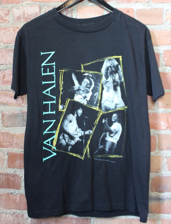 Vintage Van Halen Concert T Shirt 1988 OU812 World