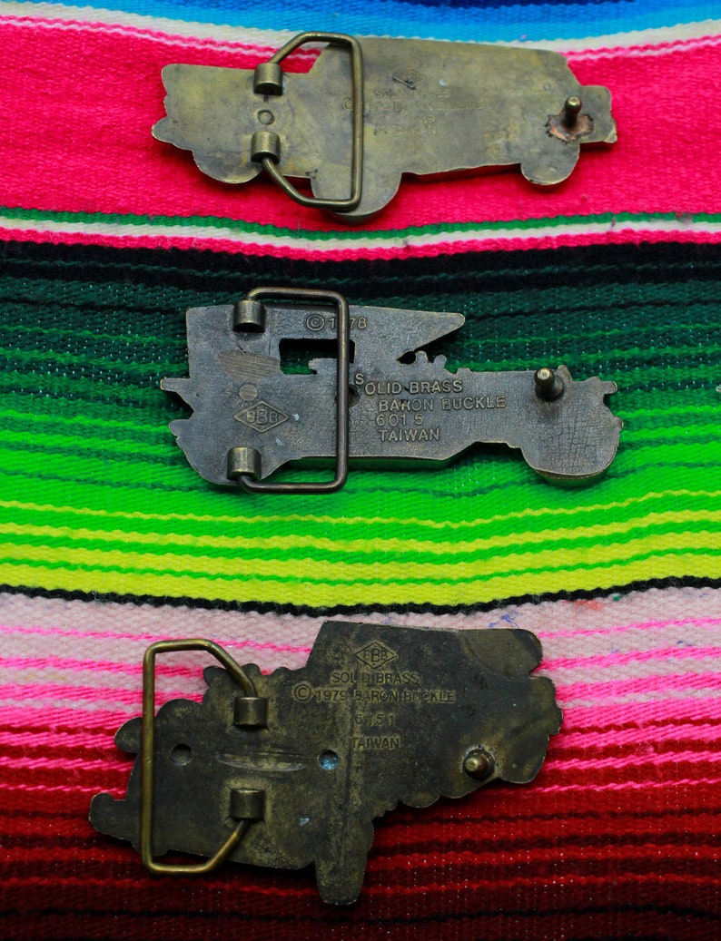 Vintage 1978/1979 Baron Classic Car Belt Buckle Solid Brass Etsy