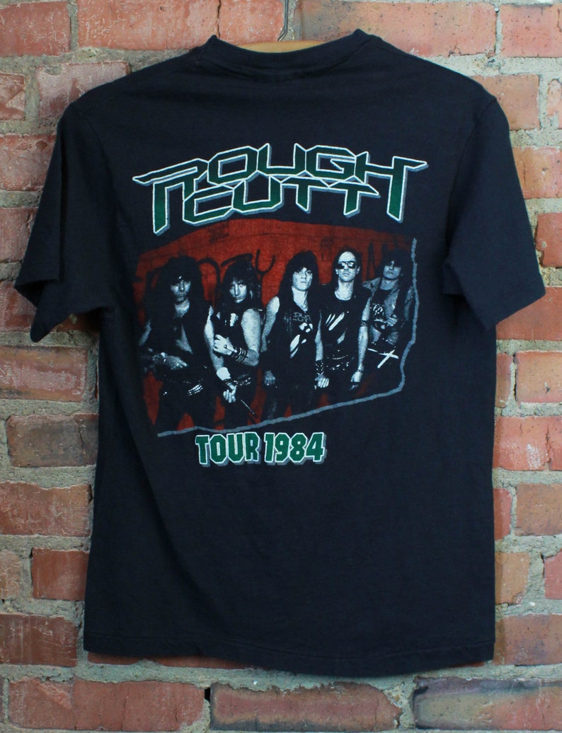 Vintage 1984 Rough Cutt Concert T Shirt Cut Your Heart Out Etsy