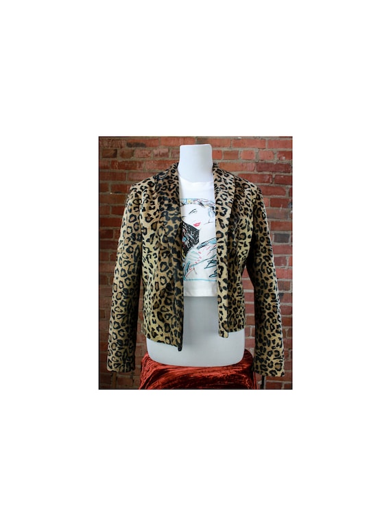 Women's Vintage 90's Focus 2000 Leopard Print Jack
