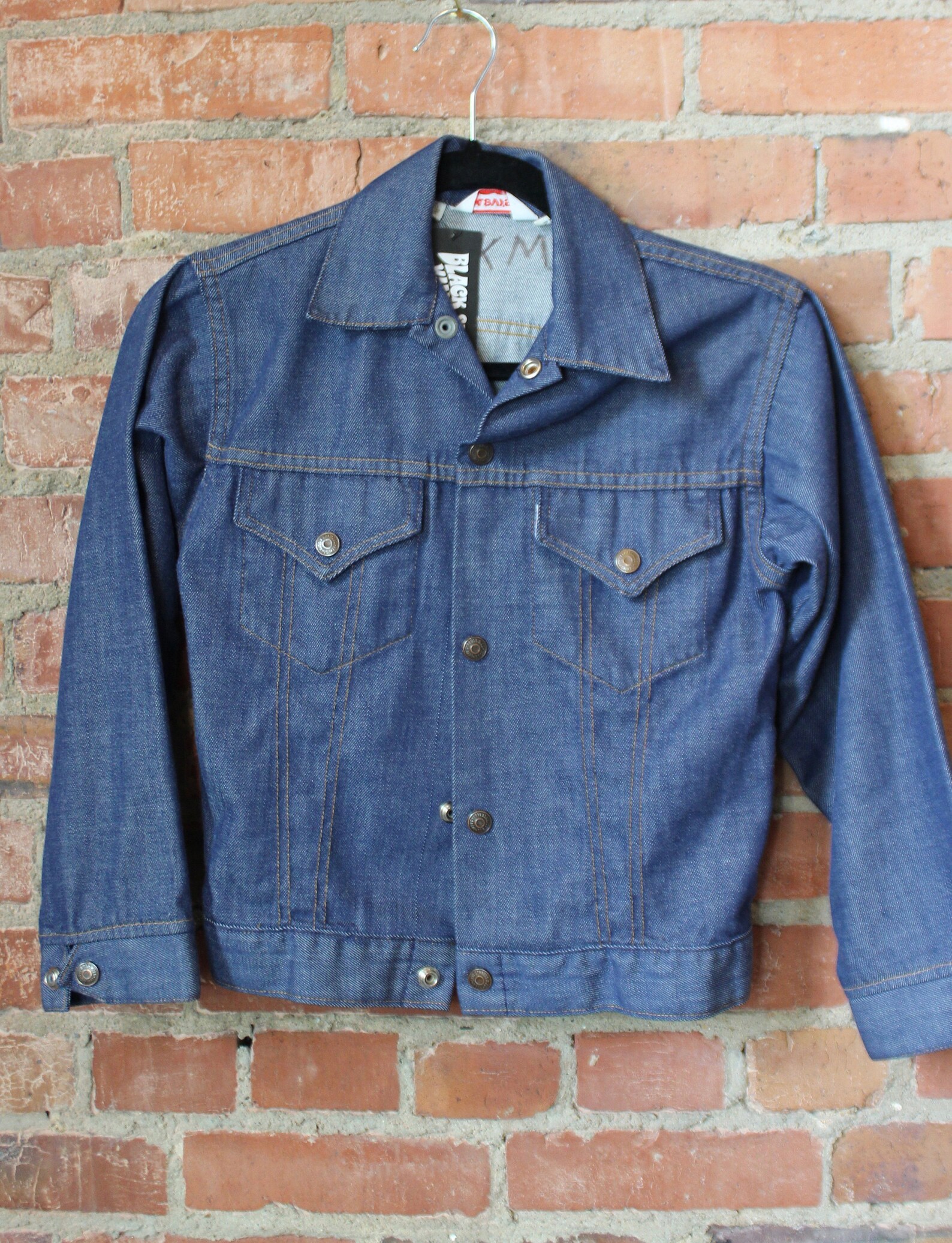 Vintage Levis 1970s Cropped Denim Jacket XS Dark Wash Jean | Etsy