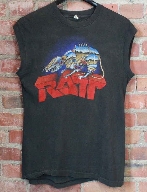 Vintage Ratt Concert T Shirt Invasion 