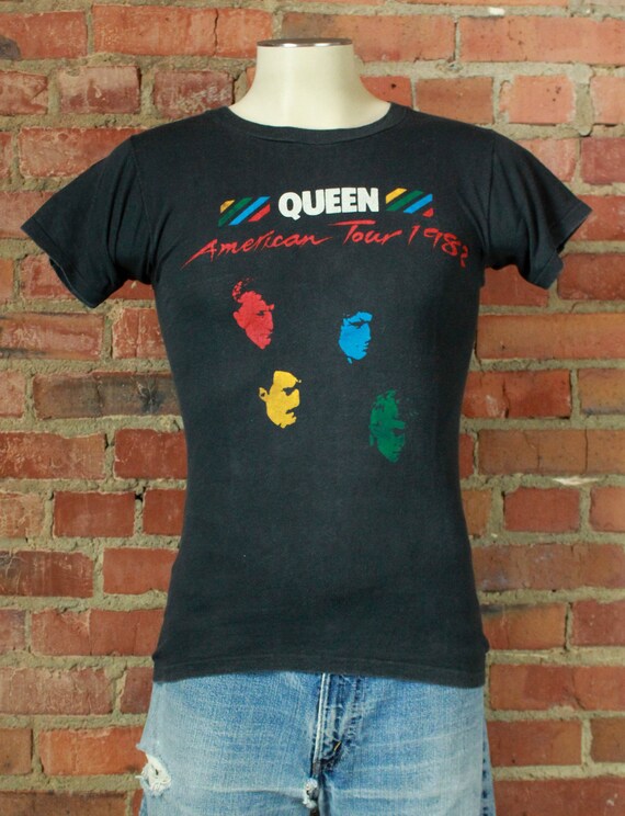 Vintage Queen Concert T Shirt 1982 American Tour -