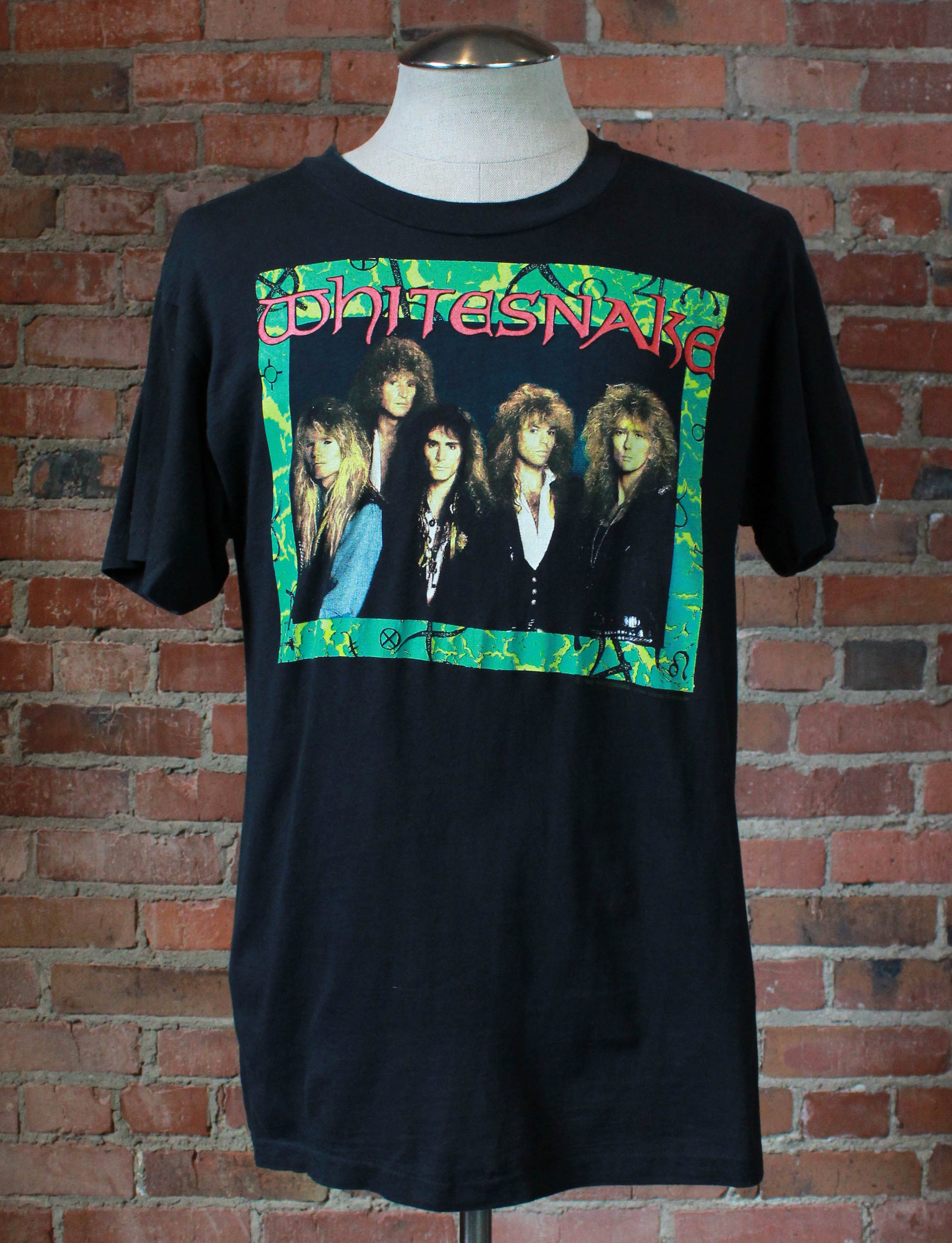 Vintage 1990 Whitesnake Concert T Shirt Liquor & Poker Tour | Etsy