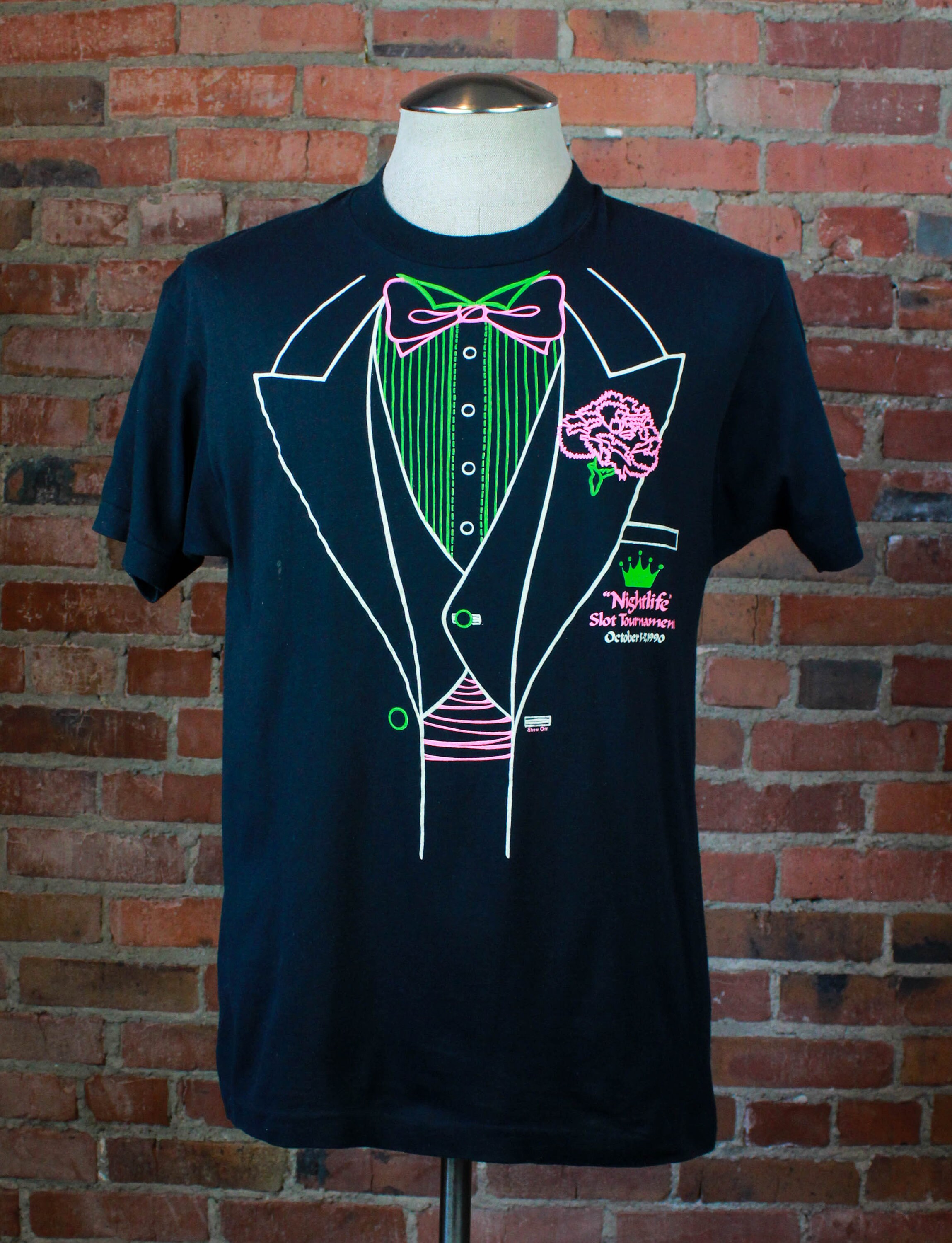Vintage 1990 Tuxedo Graphic T Shirt 