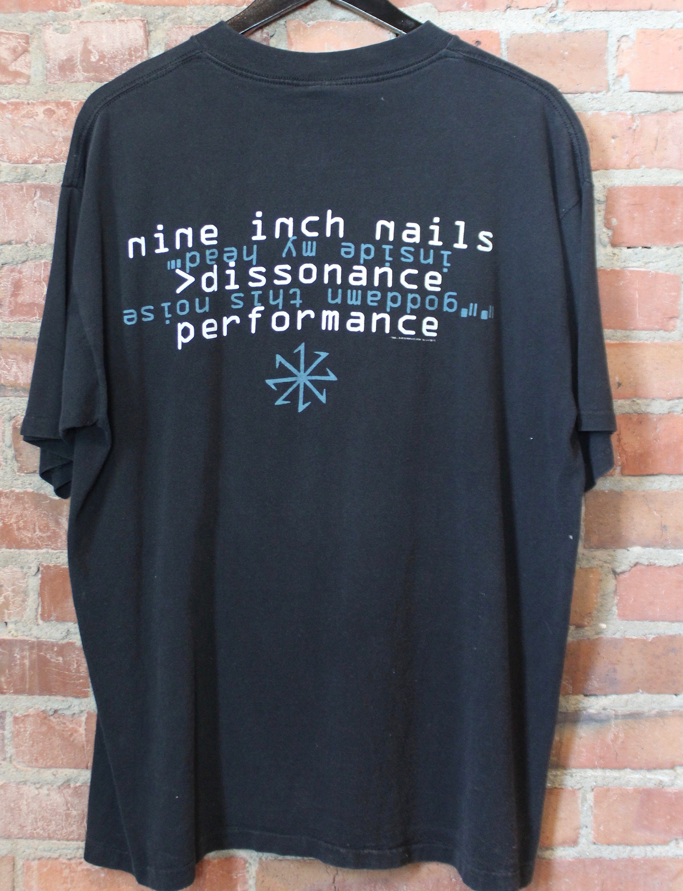 Vintage Nine Inch Nails Concert T Shirt Dissonance Tour 1995 | Etsy