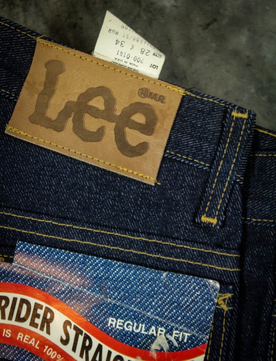 Vintage Deadstock Lee Rider Straight 