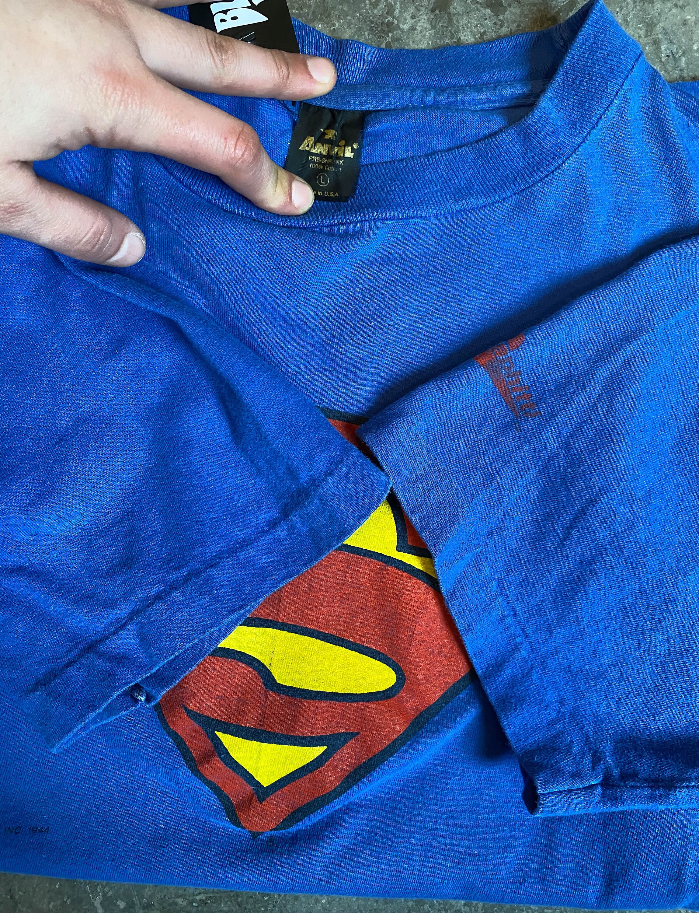 Superman Graphic T Shirt DC Comics 