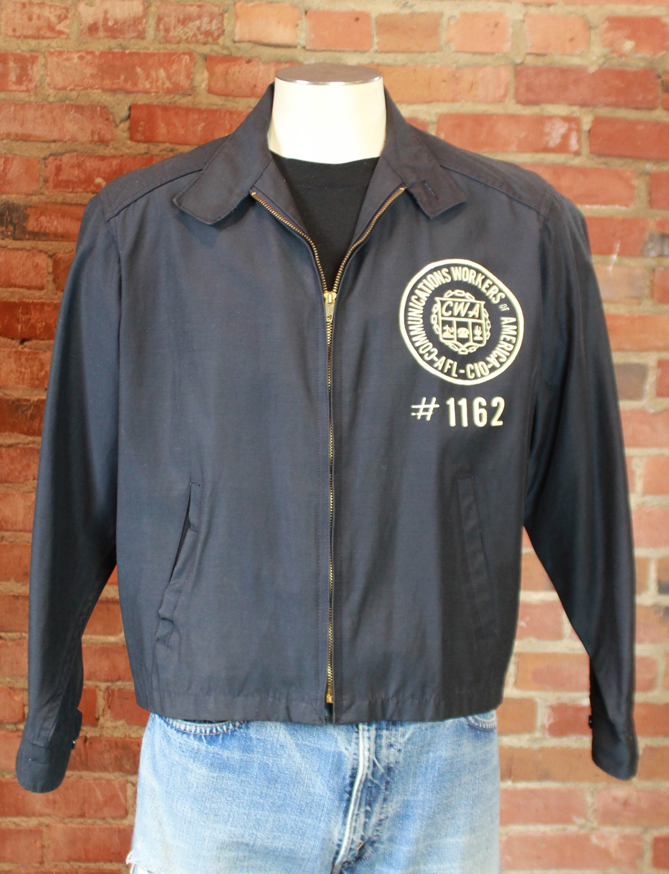 Men's Vintage CWA Union Jacket Large Communication Workers Etsy