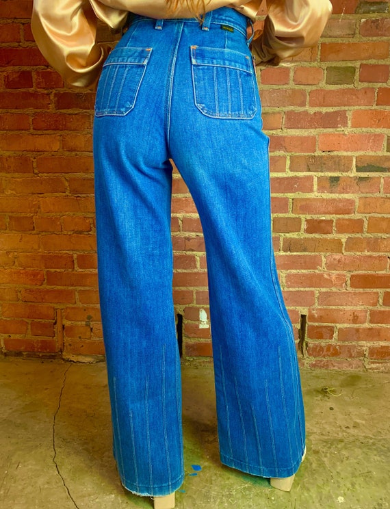 Women's Vintage 70's Wrangler Denim Pants Wide Leg