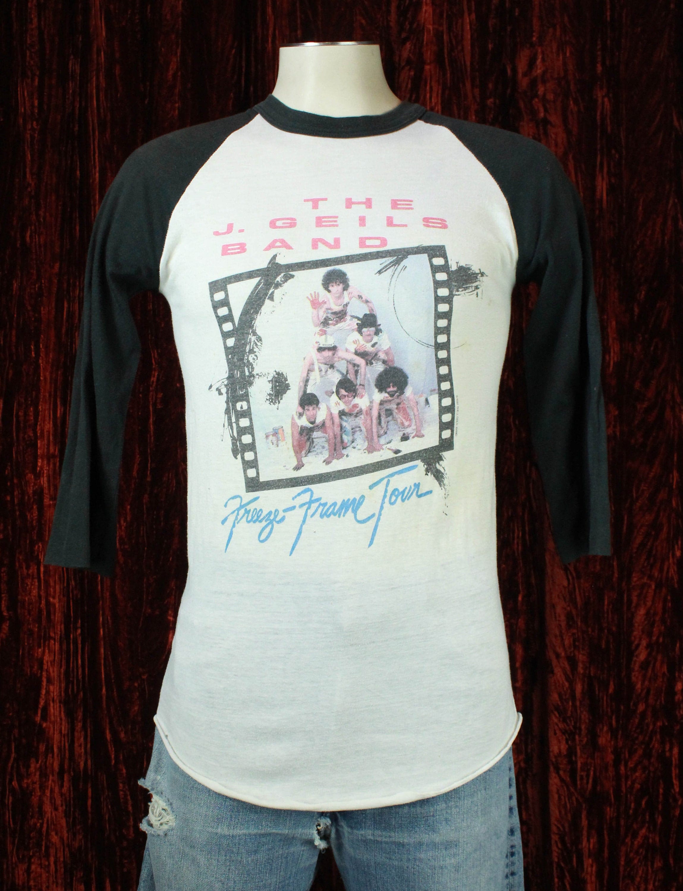 Vintage the J. Geils Band Concert T Shirt 1981 Freeze Frame Etsy