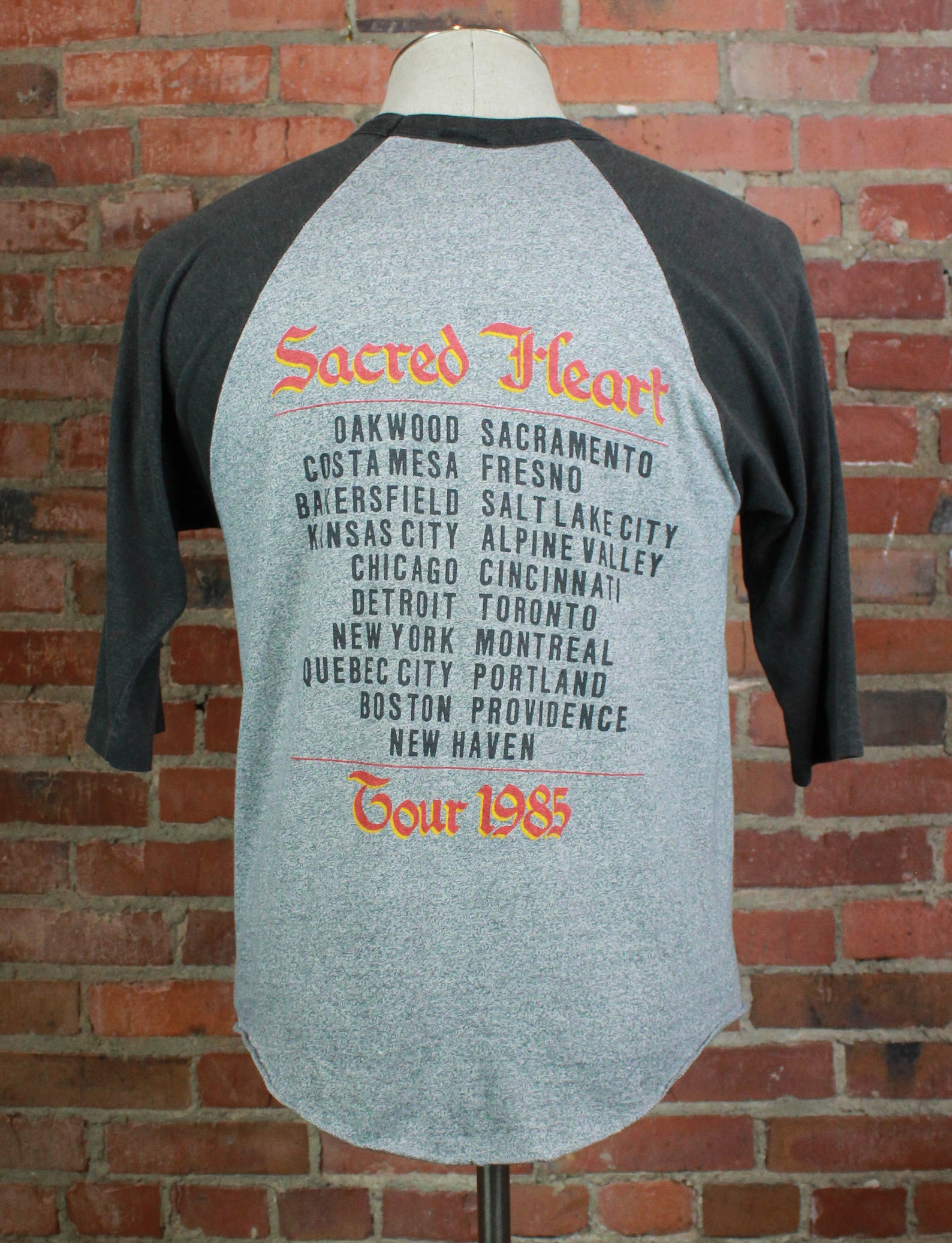Vintage 1985 Dio Concert T Shirt Sacred Heart Tour Raglan | Etsy