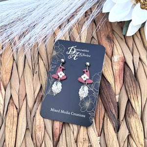 Mini Floral Witchhat Dangles