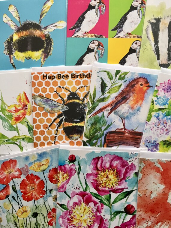 Card Assortment Pack Y Greeting Card Selection Mixed Cards Etsy