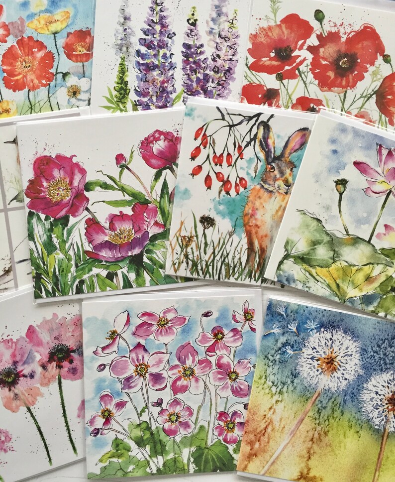 Card Assortment Pack 2 greeting Card Selection Mixed Pack Etsy UK