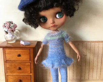 BLYTHE mohair & silk maglia lungo top e leggings