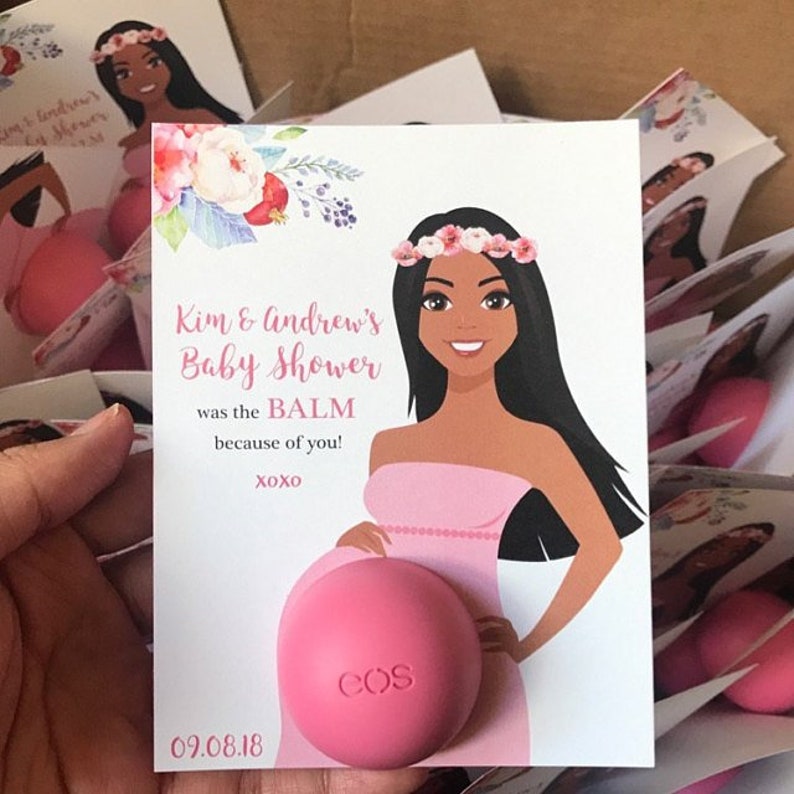 EOS Baby Shower Favors Lip Balm Babyshower Girl Boy Ideas Boho Etsy