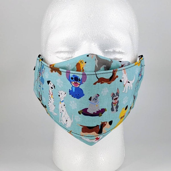 Disney Dooney Hunde 3D Gesicht Staub waschbare wiederverwendbare persönliche atmungsaktive verstellbare PSA-Maske
