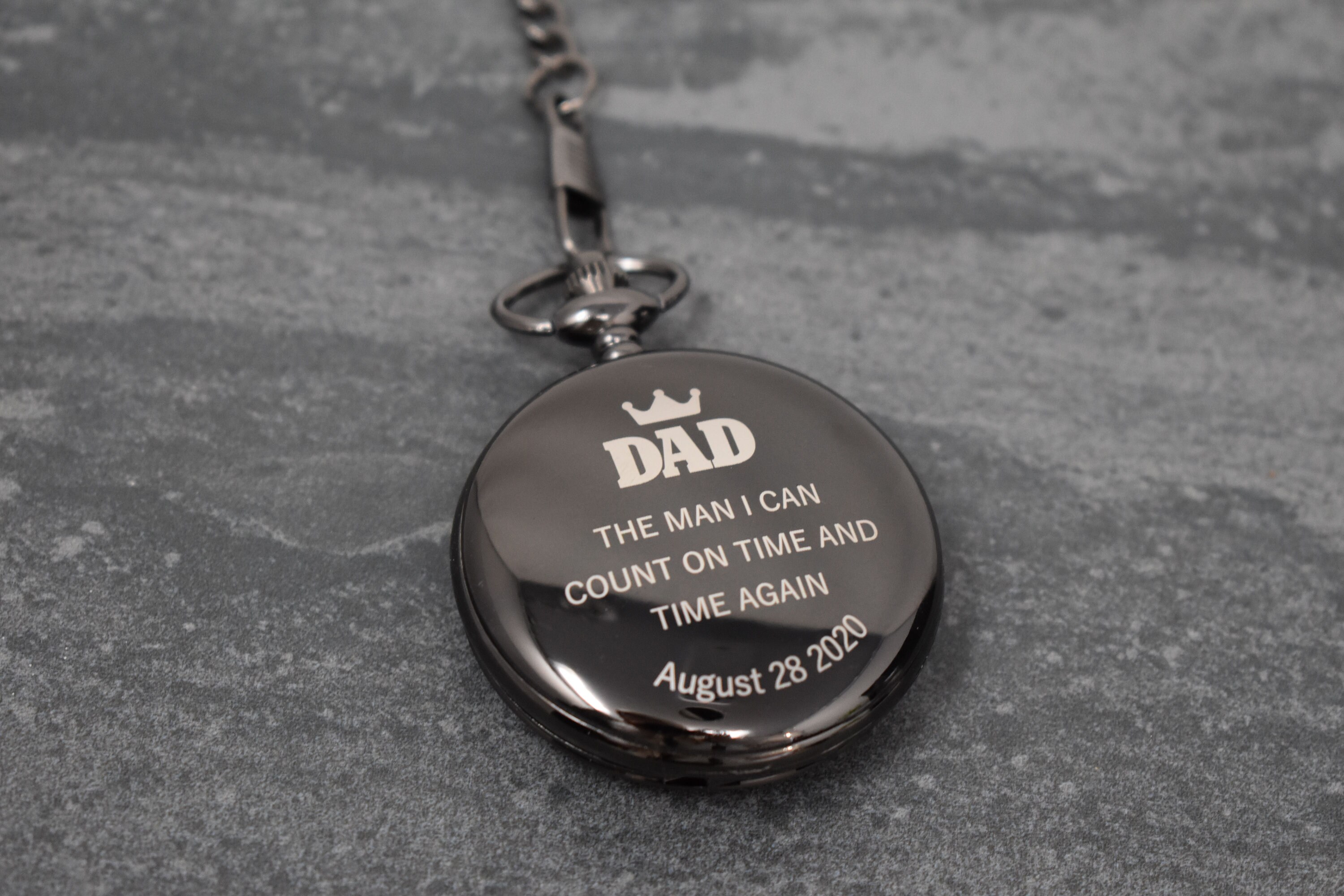 Personalized Pocket Watch Father's day gift unique gift Etsy