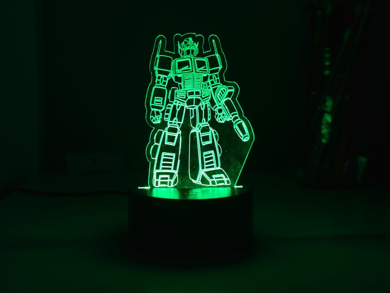 Custom Edge Lit Lamp Fandom Lamps Sport Team Lamps Etsy