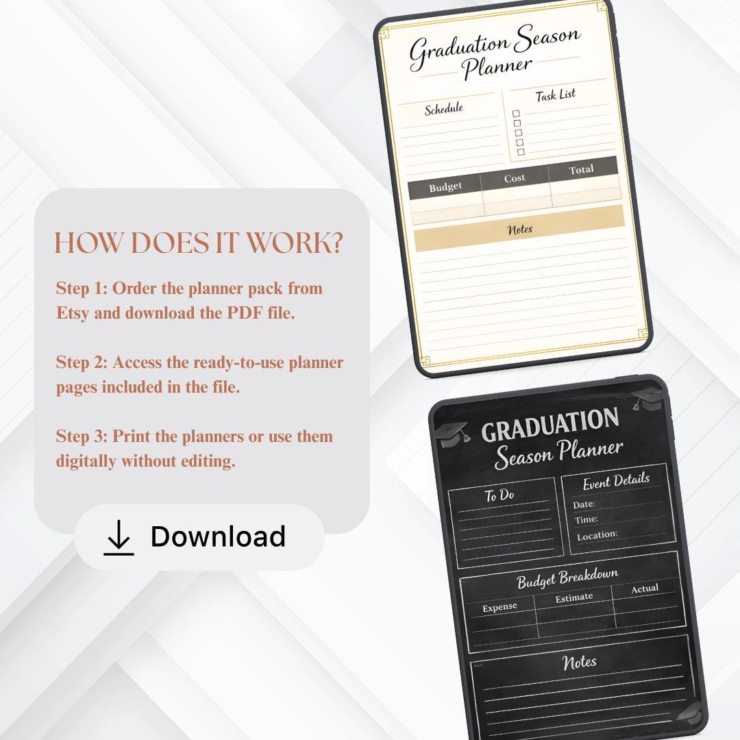 Complete Graduation Planning Guide PNG PDF School Success Map Ceremony ...