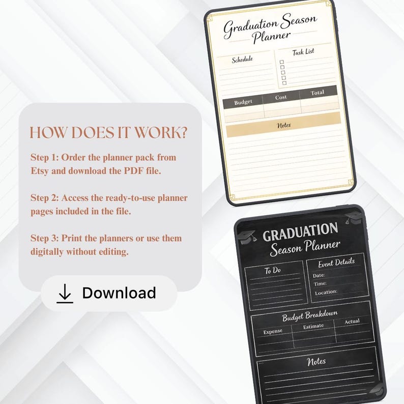 Complete Graduation Planning Guide PNG PDF School Success Map Ceremony ...