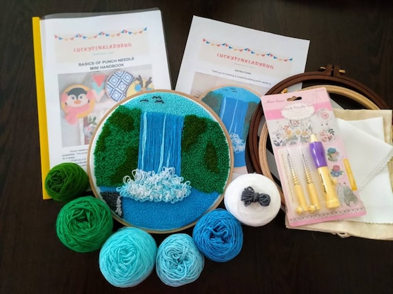 House Countryside Punch Needle Starter Kits For Beginner - Temu
