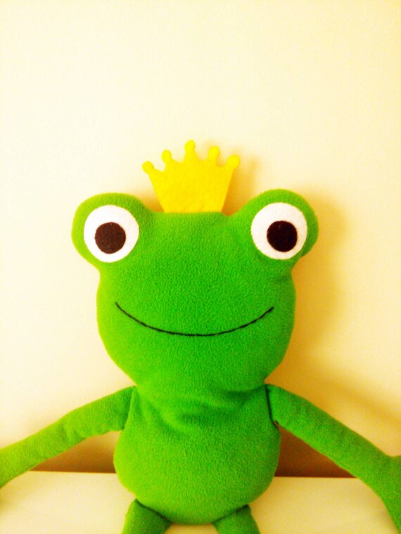frog prince plush