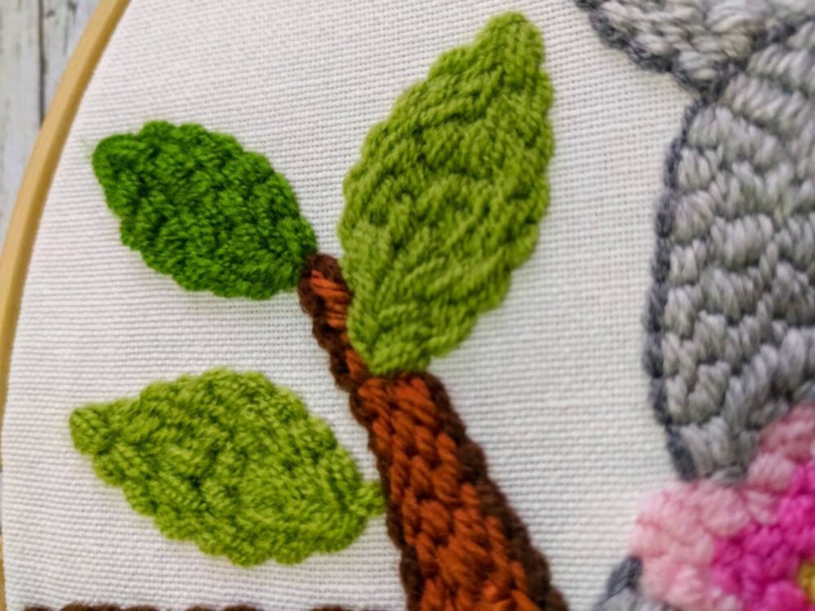 Koala Punch Needle Embroidery Kit Punch Needle Tutorial Rug Etsy