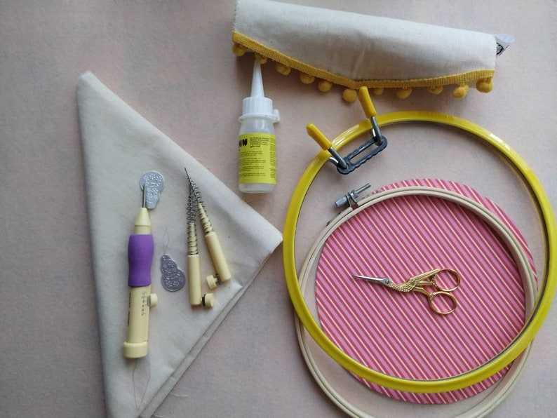 Punch needle embroidery kit Starter kit Punch needle Etsy