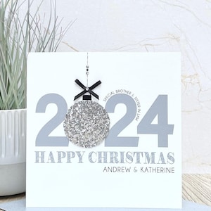 Tarjeta de felicitación navideña, hecha a mano y personalizada, regalo para hija, hijo, amigos, sobrina, sobrino, nieta, nieto, hermana, hermano