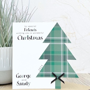 Personalisierte handgemachte Weihnachtskarte, Mama & Papa, Großeltern, Freunde, Tochter, Sohn, Tante, Onkel, Nichte, Neffe, Enkelin, Enkel