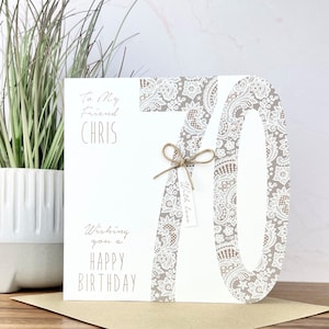 Personalised Handmade Birthday Card 18th, 21st, 30th, 40th, 50th, Daughter, Granddaughter, Mum, Auntie, Sister, Girlfriend, Friend