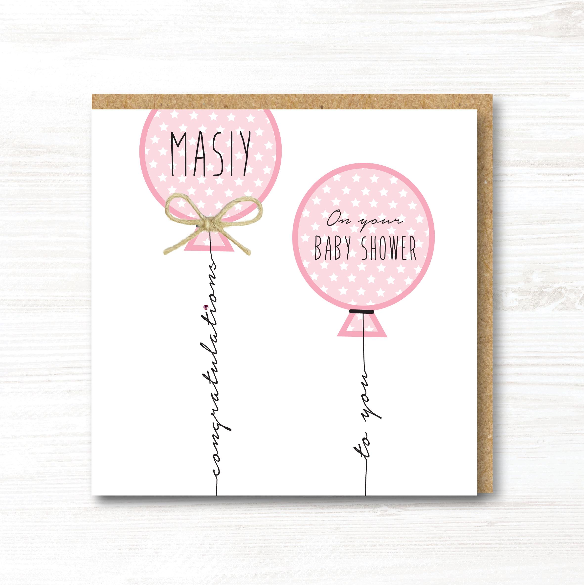 Biglietto Di Auguri A5 Con Busta Per Baby Shower – Nascituro – Design Lula – Congratulazioni Genitori - 3