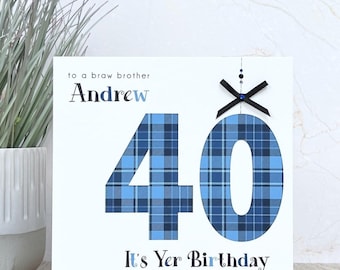 Carte D'anniversaire 40 Ans Pour Fils - Métal Gravé - Format Portefeuille 8,5x5,4 Cm