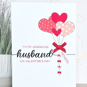 Biglietto di San Valentino grande A5 personalizzato fatto a mano, marito, moglie, fidanzata, fidanzato, fidanzato