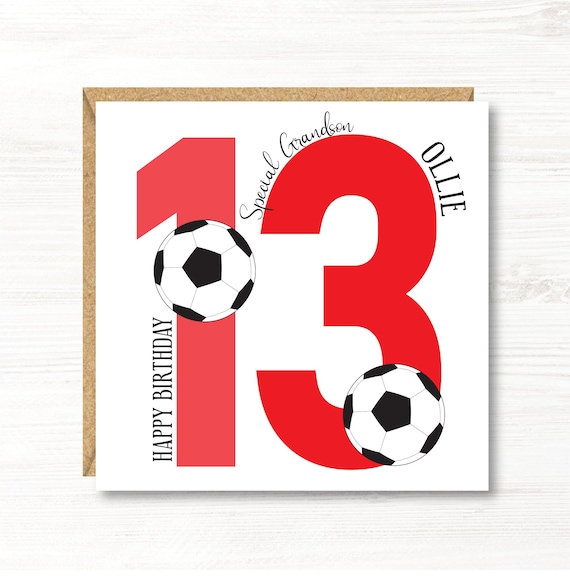 Biglietto Di Auguri Per 10° Compleanno Ragazzo – Tifoso Di Calcio - Foto 7