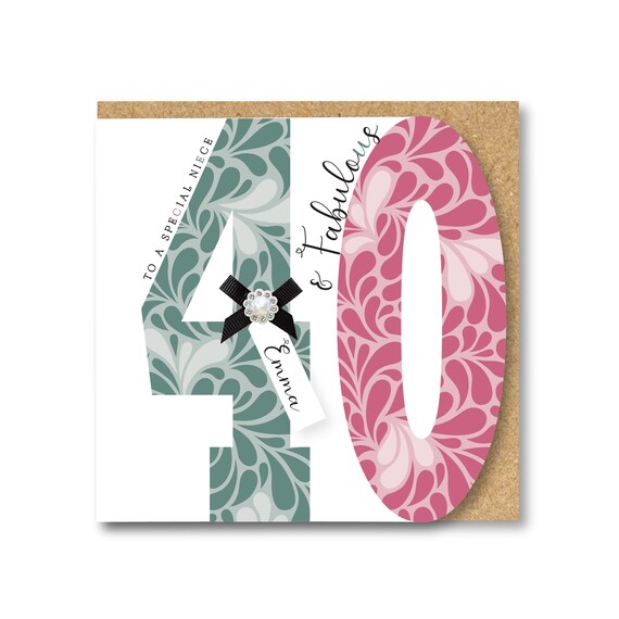 Biglietto Di Compleanno Floreale Per Ragazze E Donne - Per Figlia, Nipote, Amica (18°, 21°, 30° Anni) - 2