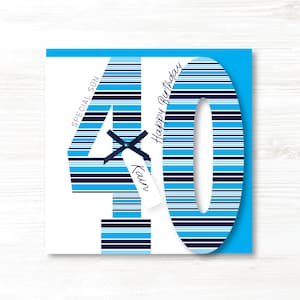 Carte d'anniversaire homme faite main personnalisée 16e, 18e, 21e, 30e, 40e, 50e, 60e, 70e, 80e Fils, frère, cousin, oncle, ami