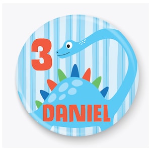 Personalisierte Dinosaurier Geburtstagskarte, 1., 2., 3., 4., 5., 6., 7., 8., 9.