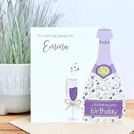 Personalised Handmade Birthday Card 18th 21st 30th 40th Etsy UK
