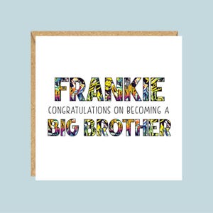 Personalisierte Big Brother Karte