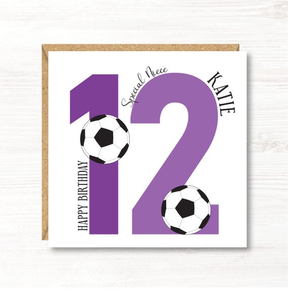 Biglietto di compleanno per figlio di calcio