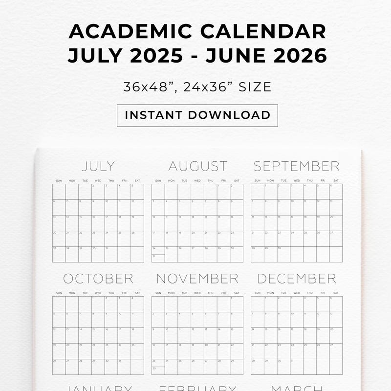 Big Calendar File Etsy