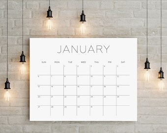 wall calendar etsy